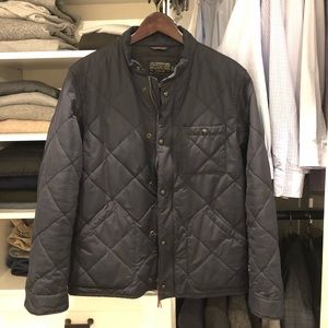 J. Crew Navy Quilted Jacket